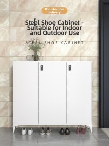 DIBIOU | Lockable Shoe Cabinet