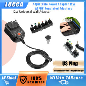 Adjustable Charger Regulated AC to DC Power Supply 3V 4.5V 5V 6V 7.5V 9V 12V 2A Universal Adapter with 6 Different Adaptor Us Plugs