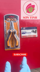 Kìm nhọn uốn vòng mini INGCO HMNP08115 | kềm uốn vòng Kích thước 4.5/ 115mm Đầu kềm được đánh bóng và chống gỉ kẹp gi