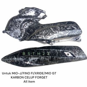 TUTUP FILTER/AIRDUCK/TAMENG KNALPOT MIO-J/MIO GT/FINO FI/CARBON FORGET REALLFICT.