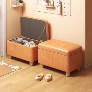 Shoe-Changing Storage Stool