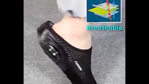 LAMALILI Women Air Cushion Slip-On Walking Shoes: A Comfortable Diabetic Footwear Choice