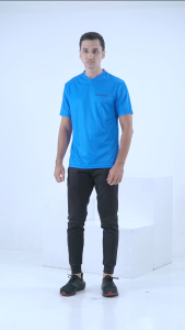 SquadRun - Kaos Running Pria Dry Fit Lengan Pendek