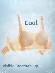 Miiow | Maternity Nursing Bra Seamless Thin Design For Breastfeeding Postpartum Women Adjustable Straps Large Size U-Shape Cup