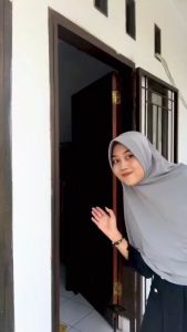 Hijab Instan Serut Jokowi Tali Belakang Bergo Hamidah Daily Ukuran M