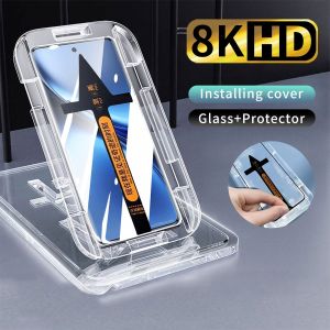 One-click Easy Installation Tempered Glass Film for HONOR Magic7 Pro Magic 7 RSR Magic6 6 Pro 5 Pro Magic4 Pro 4 70 5G HONOR X9 X9a 5G X9b X9C Clear Anti Blue Light Privacy Screen Protector