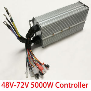 36V 48V 52V 60V 72V 2000W 3000W 5000W 80A E-Bicycle Controller Brushless Motor Tricycle Controller For E-Scooter Motorcycle