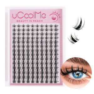 uCoolMe Fairy Manga Lashes Home DIY Invisible Band Eyelash Extension Beginner Friendly Anime Eyelashes Cluster Makeup For Girl