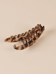 GUOQI | High Quality Vintage Large Leopard Banana Clip Volumizing