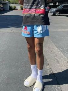 Rieeia Summer Fashion Pioneer Quick Drying Breathable American Casual Shorts Loose Running Training Basketball Shorts for Men and Women