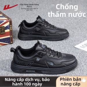 Warrior | Giày Thể Thao Nam Đế Bệt Da Thủng