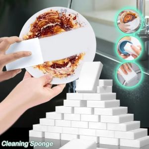 10pcs Nano Sponge Wipe - Magic Eraser Melamine Sponge - Cleaning Tool for Bathroom & Kitchen