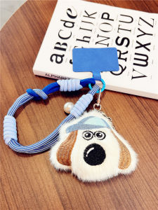 Stuffed Software Boys Mobile Phone Charm Short Wrist Strap Mobile Phone Lanyard Length Adjustable Multi-Purpose Key String Key Chain