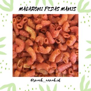 SNACK KILOAN MAKARONI BANTET PEDAS MANIS 250 GRAM | CEMILAN MURAH MAKASSARR