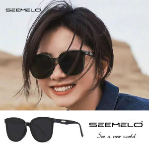 SEEMELO แว่นตากันแดดแฟชั่นแว่นกันแดดโพลาไรซ์แว่นตากันแดดกรอบขนาดใหญ่ UV400วิสัยทัศน์ที่ชัดเจนแว่นตากันแดดขี่จักรยานแว่นตาใส่วิ่งสำหรับผู้ชายผู้หญิง