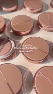 Instaperfect Skincover Air Cushion SPF 50++++ 11g | Tempat & Refill - Make Up Cushion Foundation Semi Matte Finish