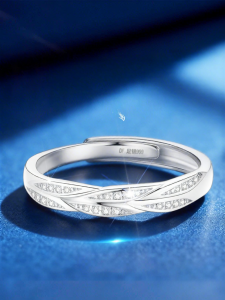 East Beauty | Sterling Silver 999 Wheat Design Ring 2026 New Style Exquisite Minimalist Couple Rings or Single