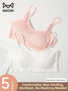 MiiOW | Disposable Comfort Bra for Girls Growth Stage Travel No Washing