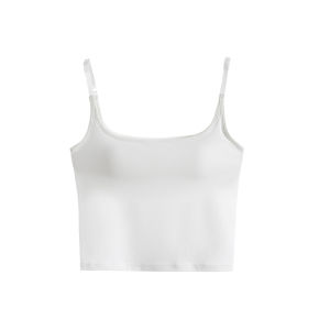 Miiow | Gray Seamless Braless Undergarment with Padded Cups for Women Summer Sleeveless Top