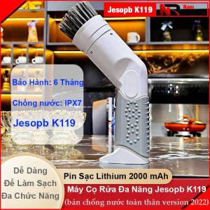 Máy Cọ Rửa Điện Đa Năng Jesopb K119 Sạc USB Pin 2000 mAh Chống Nước Toàn Thân IPX7 tương thích với tất cả các đầu cọ của jesopb