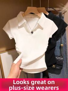 LUQIAN | Summer Plus Size Short Sleeve Polo T-shirt