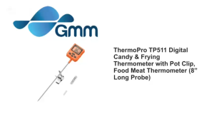 ThermoPro TP-511 Digital Candy & Frying Thermometer with Pot Clip Food Meat Thermometer (8 Long Probe)