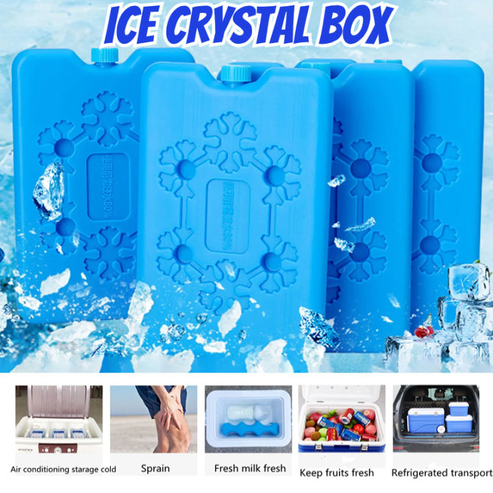 Gel Freezer Ice Blocks for Travel Lunch Reusable Cool Cooler Pack Bag Fresh Food Storage Water Injection Box Portable Ice Blocks