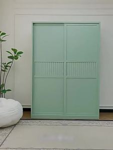 Zero Formaldehyde Metal Storage Cabinet With Sliding Doors