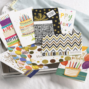 Yihenuo High-End Business Glitter Gilding Card Birthday Thank You Blessing Handwritten Greeting Card Creative Enterprise Employee Birthday Gift Thanksgiving Card Thank You Greeting Card Customization with Envelope Wish-1722