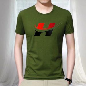 Kaos Distro Pria Motif Huruf H Kaos Oblong T-shirt Dewasa Pria Wanita