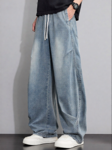 Wood soon | Retro Cool Denim Jeans Pants Mens