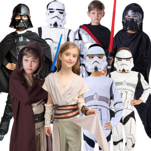 Halloween Cosplay Star Wars Costume Childrens Darth Vader Outfit White Trooper Alien Performance Clothes Mimi Le Masquerade