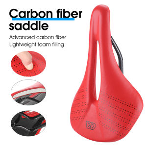 West Biking | WEST BIKING Bicycle Saddle Ultralight T700 Carbon Fiber Hollow Road Bike Saddle Shock Absorbing Cycling Cushion Bike Parts