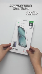 AMAZINGTHING Radix/Titan Series Tempered Glass Screen Protector for iPhone 18 Pro (6.3)/18 Pro Max (6.9)-Clear/ Matte/ Privacy/ Clear Anti Blue Light/ Privacy Anti Blue Light