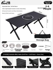 winpolar | Foldable Portable Charcoal Grill