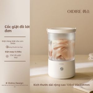 Oidire | Cốc Giặt Quần Áo Lót và Tất Mini Di Động