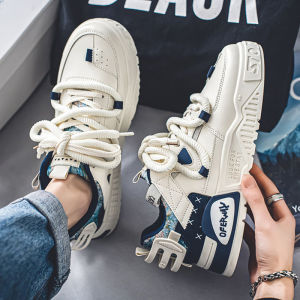 Trendy Mens Shoes Korean Style Casual Thick Bottom Heightening Student Sports Leisure Autumn Winter Board Shoes