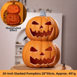 ANQIYUE | Halloween Decoration Pumpkin Lantern for Outdoor DIY Assembly Kindergarten Props