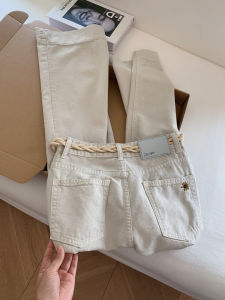 High Waist Wide Leg Slimming Jeans Womens Casual Long Pants Spring Fashion High Rise Straight Tube Jeans Breadstick Willow