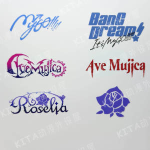 BanG Dream Its Mygo Anime Bumper Stickers Peripheral Computer Notebook Phone Electric Guitar Sticker Decoration