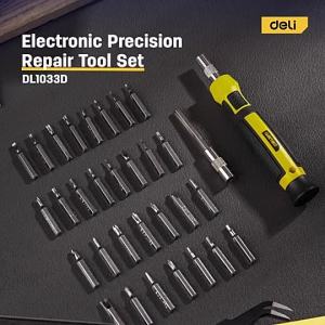 [hotsale]Deli 44/33Pcs Portable Screw Driver Set Magnetic Precision Screwdriver Set Tools DL1033D/DL 250045