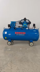 ปั้มลมสายพาน (รับประกัน2ปี) BONCHI 350ลิตร 4แรงม้า 3สูบ ชุดอุปกรณ์ ไฟบ้าน พ่นสี งานไม้ ทนทาน ลมแรงต่อเนื่อง เติมลมรถใหญ่รถเล็ก