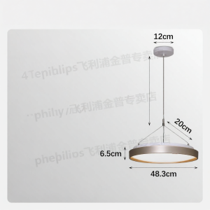 Philips | Full Spectrum Eye-Care High CRI Modern Thin Dining Room Pendant Light