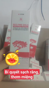 Kem Đánh Răng Tinh Dầu Thông Đỏ Hàn Quốc Red Pine Cold Tuýp 120gr