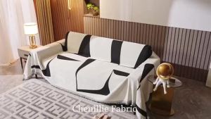 ผ้าคลุมโซฟา Nordic ins 1/2/3/4 ที่นั่ง ผ้าขนหนูโซฟา Chenille กันลื่นแฟชั่น ผ้าคลุมโซฟาสำหรับตกแต่งบ้านในห้องนั่งเล่น