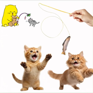 Marukan Matatabi Cat Fishing Toys