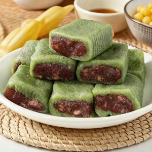 No Added Sugar Ice Skin Red Bean Cake