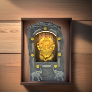 2D GANESH WATER FOUNTAIN 61cm x 33cm