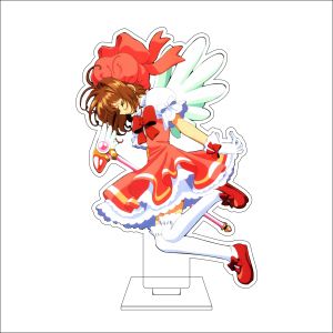 Bandai | 16CM Cardcaptor Sakura Anime Cosplay Acrylic Hình Đứng Tomooyo Daidouji Cerberus Li Syaoran Vật Trang Trí Quà Tặng Tương Thích Với 14 + Năm