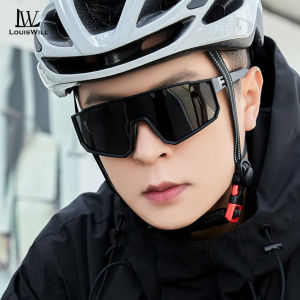 LouisWill Outdoor Goggles Polarized Sunglasses Men Women Oversized One-piece Mirror Sun Glasses Travel Male Shades Brand Design Sun Glasses For Male Driving Fishing UV400 Goggles